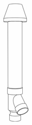 [7648600] 2X16 CPVC 636 CONC VENT KIT