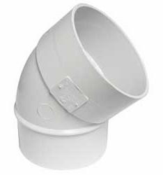 [7690496] 6 PVC SEWER STREET 45 ELBOW