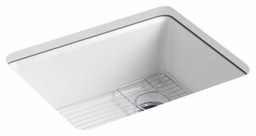 [2962510] Riverby 25" 1 Bowl Undermount Kitchen Sink with Rack