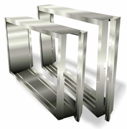 [5643780] 16" x 25" x 3" Filter Rack 1" Track with Door