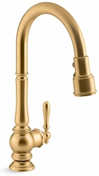 [2950085] Artifacts Kitchen Faucet with 17-5/8" Pulldown 3-Function Spray