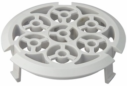 [5457339] WHITE PLASTIC DRAIN COVER 4"