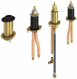 [3062954] Flexible Rough-In For 4-Hole Roman Tub Faucet (Pex Connections)