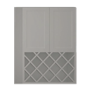30" Wine Rack w/ 2 doors