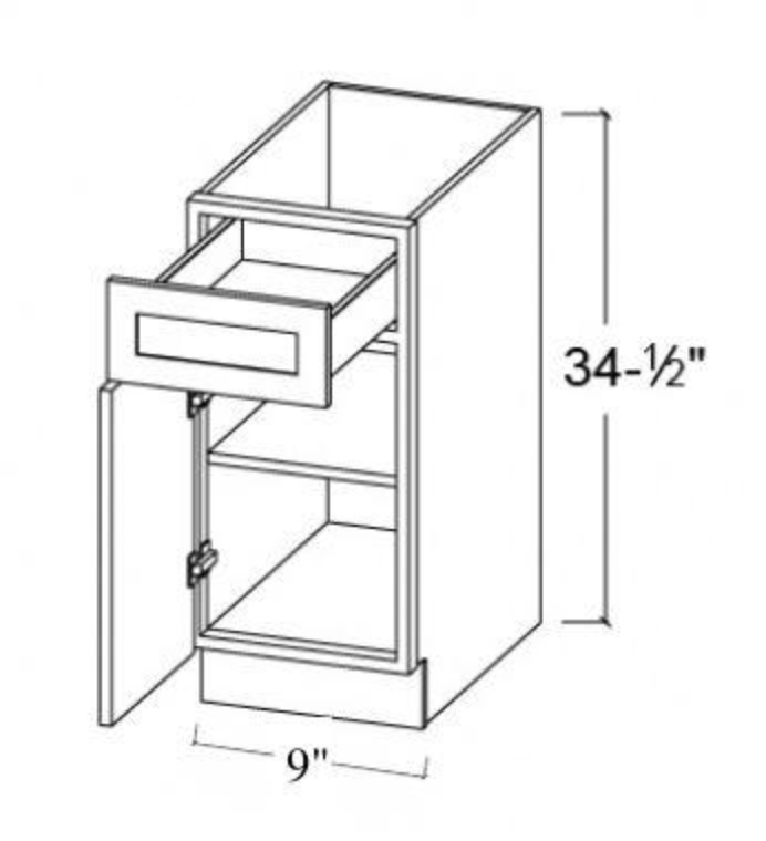 Base Cabinet w/ door & drawer