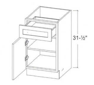 Vanity Base Cabinet w/ door & drawer