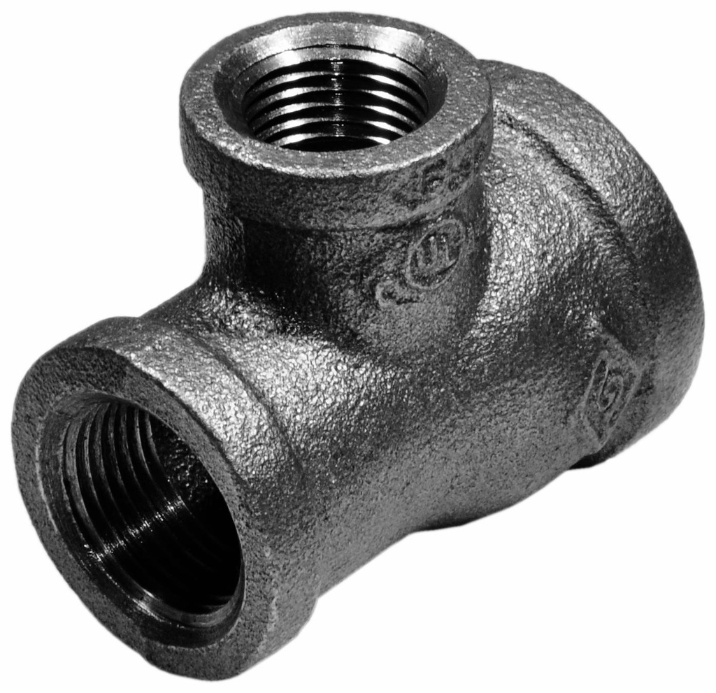 2X1-1/4X1-1/2     STD.BLK. TEE
