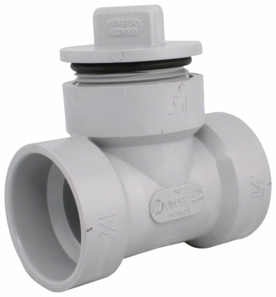 2" PVC DWV LINE C/O W/ PLUG HXHXGKT PLUG SYSTEM 15