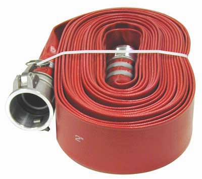 2X50 PVC LAYFLAT RED A2418200X50