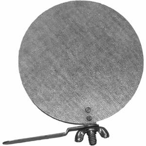 4" Round Pipe Damper with Handle Galvanized