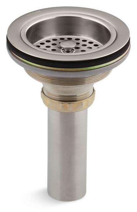 Duostrainer Sink Drain and Strainer with Tailpiece