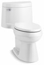 Cimarron Comfort Height 1-Piece Elongated 1.28 GPF Toilet with Quiet-Close Seat