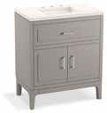 Seer 30" Vanity with Sink and Widespread Quartz Top