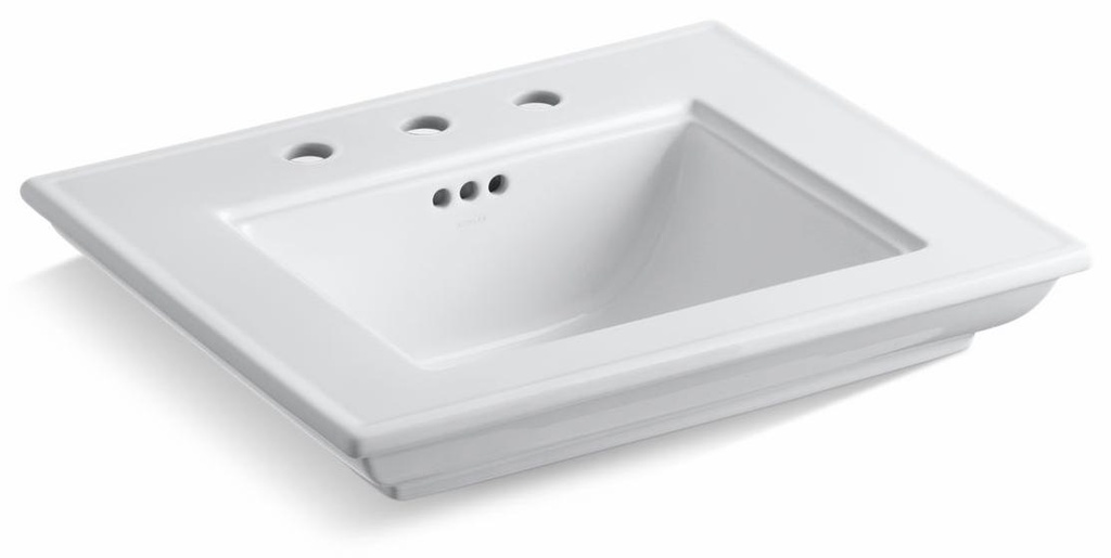 Memoirs Stately 24" Console Table Bathroom Sink for Widespread Faucet
