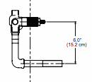 Rough-In Valve for 2-Handle Facemount Tub & Shower Trim