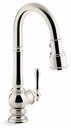 Artifacts Kitchen Faucet with 16" Pulldown 3-Function Spray