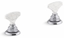 Artifacts Howlite T-Handle Faucet Handles for Widespread Bathroom Faucet
