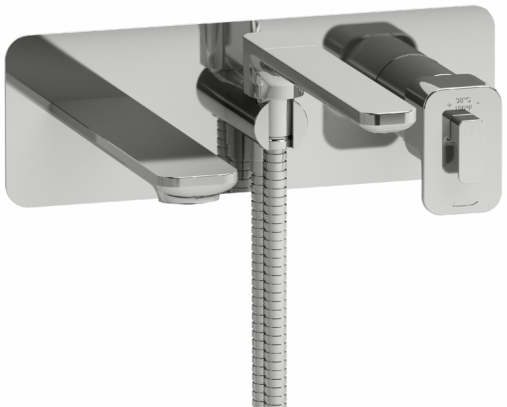 Equinox Thermostatic Tub Filler with Hand Shower