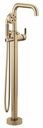 Litze Freestanding Floor Mount Tub Filler (Less Handle)