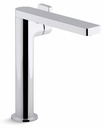 Composed Tall Single Hole Bathroom Faucet with Lever Handle