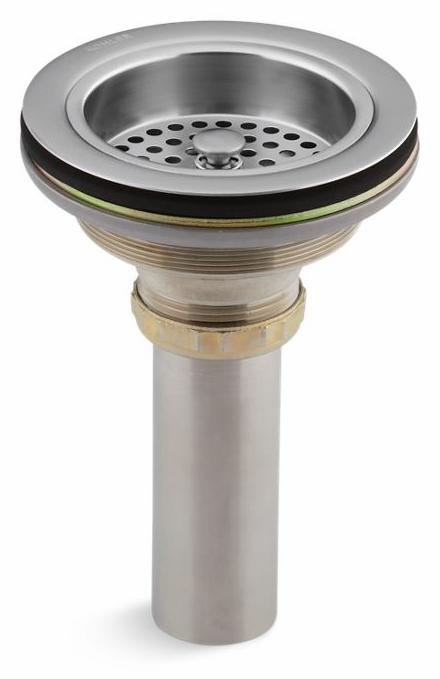 Duostrainer Sink Drain and Strainer with Tailpiece