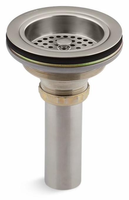 Duostrainer Sink Drain and Strainer with Tailpiece