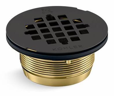 Round Brass Drain for Shower Base