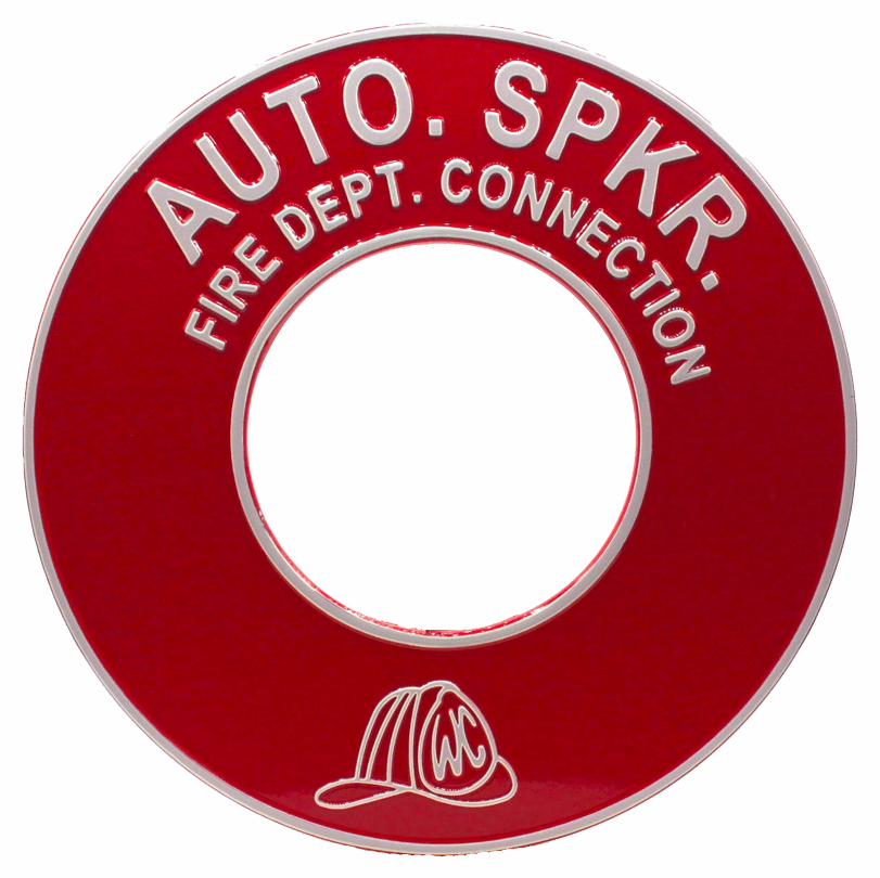 PLATE 2-1/2 S/P RED ALUMINUM ROUND