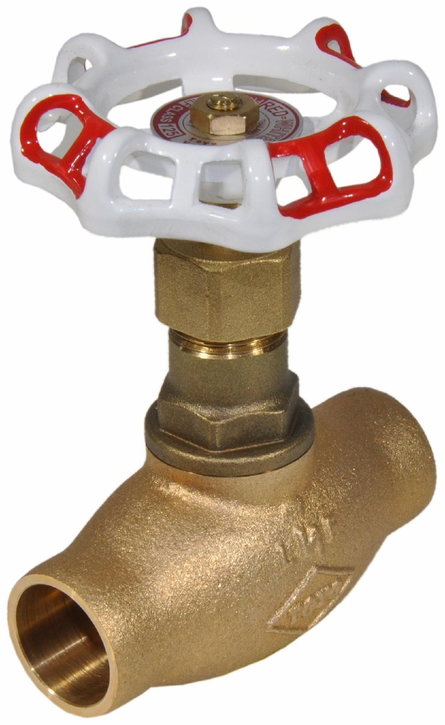 002-12647 RED-WHITE 212A-LF 1 CL125 BRZ-LF CXC RS GLOBE NSF-61G