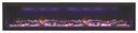 72" Built-In Deep Indoor or Outdoor Electric Fireplace
