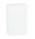 Wall Cabinet w/ 1 door (Matte Luxe White, Shaker 90, 30", 9")