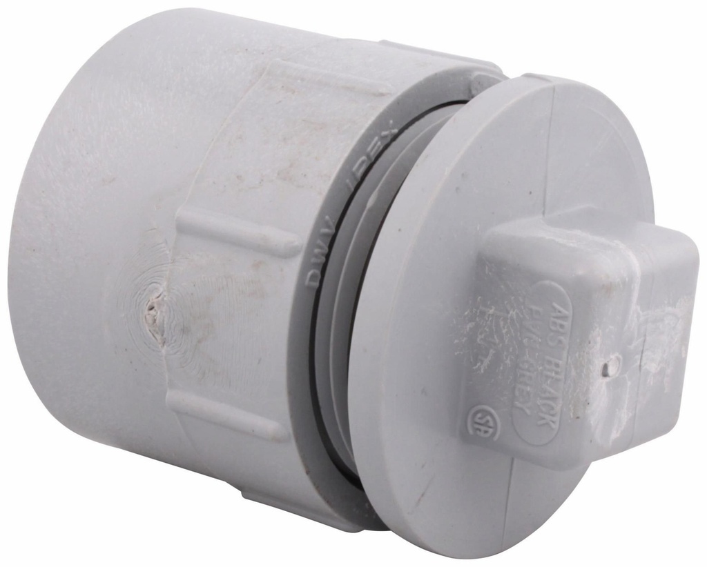 3" PVC DWV TUBE END C/O HxGKT PLUG SYSTEM 15