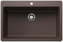 Liven 33 1 Bowl Dual Mount Silgranit Kitchen Sink