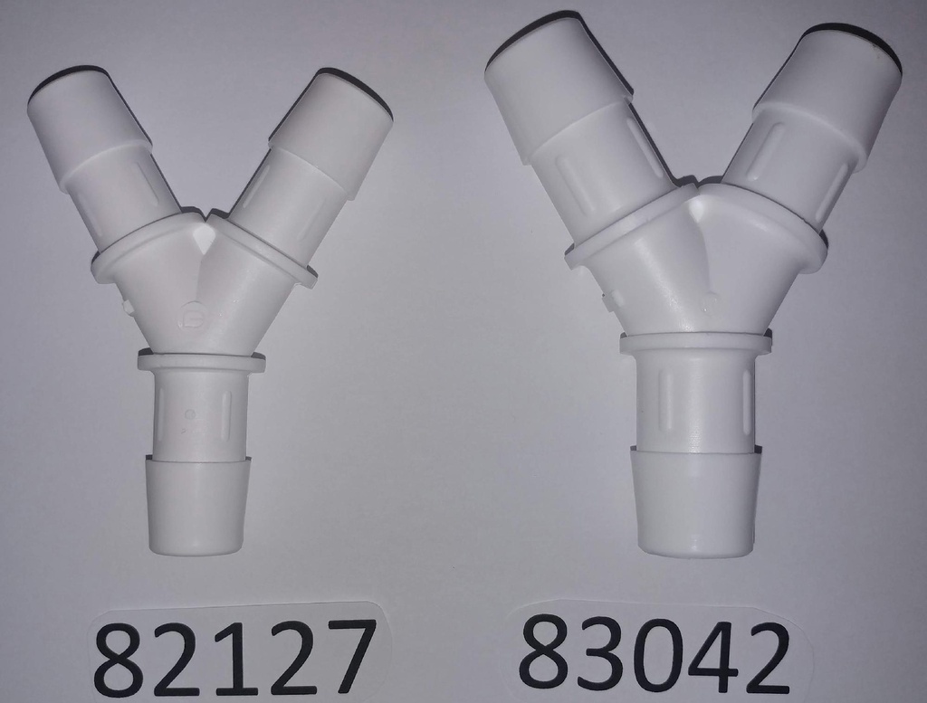 Y DRAIN FITTING 1-2 POLYPRO