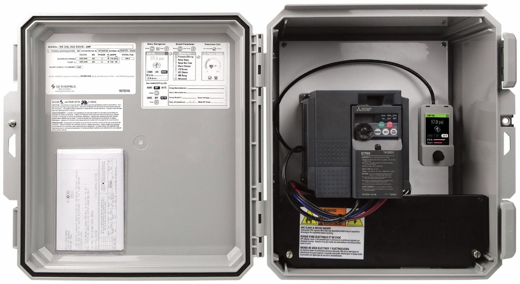 H20 CNTRL PANEL 1.5HP 230V