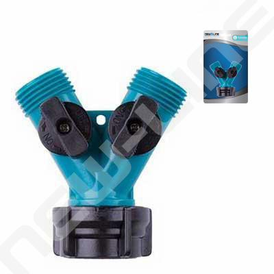 HOSE ADT. Y DUAL SHUTOFF PL.