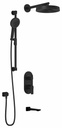 Moroka TD3 Premia Thermostatic Integrated Diverter Shower System with Wall Arm (Less Valve)