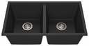 Bacia 31" Granistone 2 Bowl Undermount/Drop-In Kitchen Sink