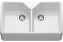 Manor House 31" 2 Bowl Apron Front Kitchen Sink