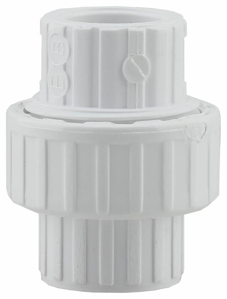 457-005 - '1/2" Slip x Slip Union O-Ring Type - Schedule 40 PVC'
