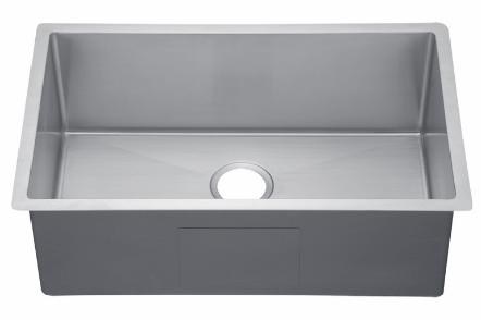 Hand Fabricated 10mm Radius 1 Bowl Undermount Sink