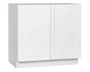 Base Cabinet w/ 2 doors (Matte Luxe White, Shaker 90, 24")