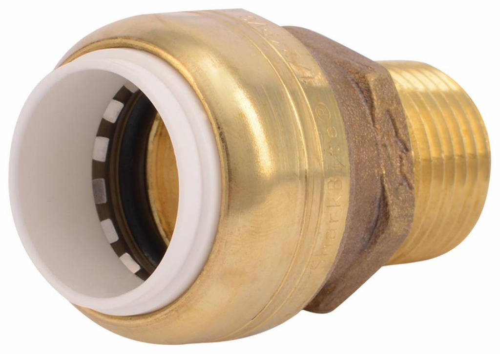 1/2 PVC x 1/2 MPT Schedule 40 Connector