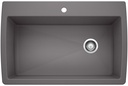 Diamond Super Single Drop-In Silgranit Sink