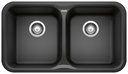 Vision U 2 Bowl Undermount Silgranit Sink