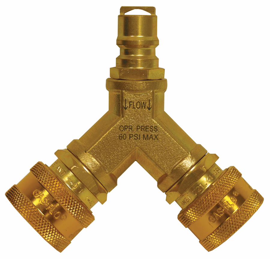 3/8 SPLITTER - FOR USE WITH GAS-FLO GAS OUTLETS