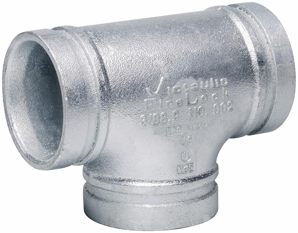 2-1/2" Tee Galvanized FireLock 002
