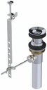 3-Piece Mechanical Pop-Up Bathroom Sink Drain with Overflow