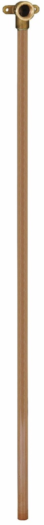 1/2" x 50" Copper Shower Riser with Drop Ear 90 Elbow