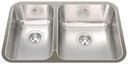 Steel Queen 26-7/8" 1.5 Bowl Undermount Sink